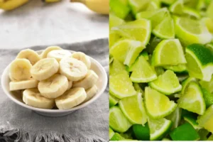 Chuẩn bị chuối để sấy