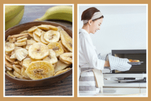 Làm chuối sấy khô bằng lò vi sóng
